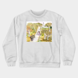 A stroll in autumn Crewneck Sweatshirt